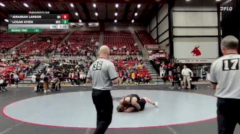 197 lbs Semifinal - Logan Kvien, McKendree vs Jeramiah Larson, Maryville