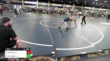 116 lbs Consi Of 16 #1 - Sidney Anderson, MN Elite vs Abraham Coronado, Nevada Elite WC