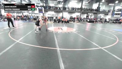 126 lbs Consi Of 32 #1 - David Deleon, Mohonasen vs Griffen Freeman, Rush-henrietta