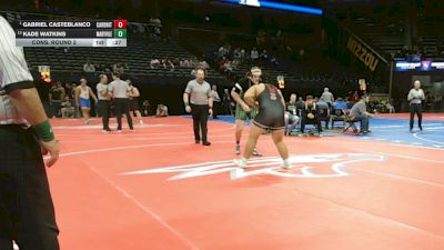 285 Class 2 lbs Cons. Round 2 - Kade Watkins, Maryville vs Gabriel Casteblanco, Cardinal Ritter