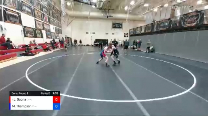 132 lbs Cons. Round 1 - Jacob Gaona, Classical Wrestling Academy (CWA ...