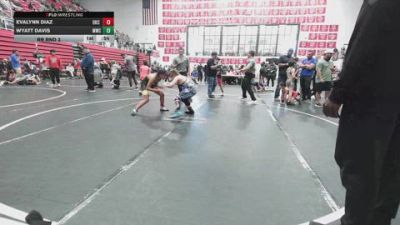 100-110 lbs Rr Rnd 3 - Evalynn Diaz, OKC Saints Wrestling vs Wyatt Davis, Moodys Wrestling Club