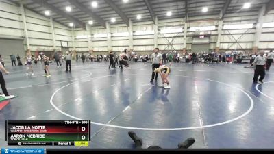 100 lbs Cons. Round 2 - Jacob La Notte, Wasatch Wrestling Club vs Aaron McBride, Top Of Utah