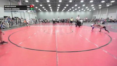 56 lbs Rr Rnd 3 - Ryker Doolin, Team RJN Green - EL vs Francis Ainsburg, Iron Faith Black - EL