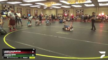 78 lbs Round 5 (6 Team) - Jamen Haliburton, Revival Blue vs Thomas Ross, Triumph WC