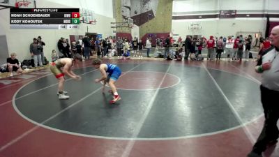 145 lbs Champ. Rd Of 16 - Kody Kohoutek, Minnesota State High School League vs Noah Schoenbauer, Kingdom Wrestling
