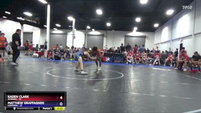 110 lbs Round 2 (6 Team) - Kaden Clark, Alabama vs Matthew Graffagnini, Louisiana