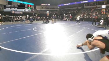 157 lbs 5th Place - Dimetry Molina, Esperanza (SS) vs Carlo Contino, Buchanan (CS)