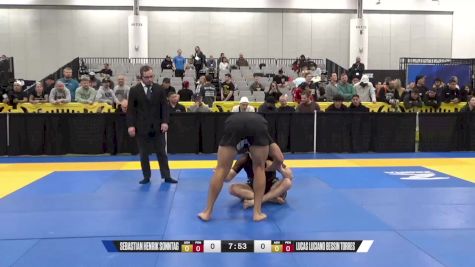 Sebastian Henrik Sonntag vs Lucas Luciano Bessin Torres 2024 World IBJJF Jiu-Jitsu No-Gi Championship