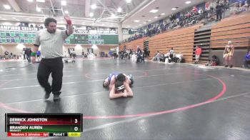 150 lbs Cons. Round 4 - Branden Auren, Brawley vs Derrick Johnston, Ramona