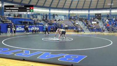 174 lbs Champ. Round 1 - Derek Truman, Barton vs Mac Chambers, Cloud County Community College