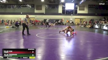 190 lbs Semifinal - Ellie Fangman, Independence vs Ellie Cox, Marion