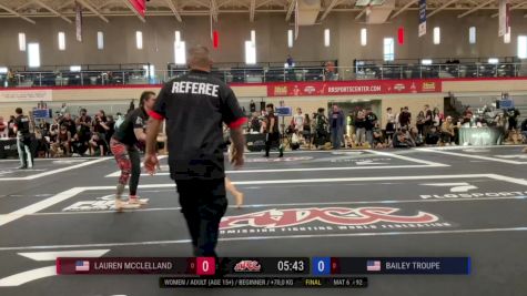 Lauren Mcclelland vs Bailey Troupe 2024 ADCC Austin Open