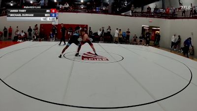 87 kg 7th Place Match - Jared Thiry, Jackrabbit Wrestling Club vs Michael Durham, Warrior Regional Training Center