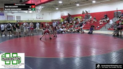 Youth-110 lbs 3rd Place Round - Finn McCarthy, High Point vs Blake Sokolowski, Phillipsburg