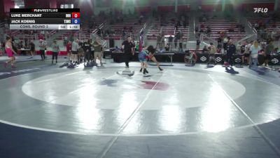 113 lbs Cons. Round 3 - Luke Merchant, Indiana vs Jack Koenig, Team 312 Wrestling Club