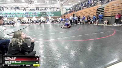 126 lbs Cons. Round 6 - Justin Ruiz, Spanish Springs vs Connor O`balle, Carlsbad