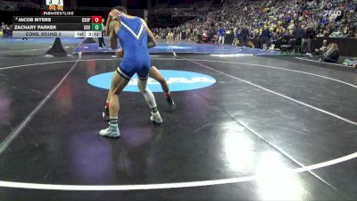 133 lbs Cons. Round 2 - Zachary Parker, Glenville St. vs Jacob Myers, CSU Pueblo