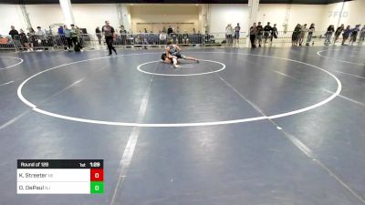 120 lbs Round Of 128 - Kobi Streeter, NE vs Dante DePaul, NJ