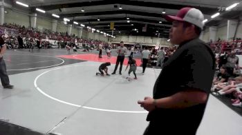 72 lbs Quarterfinal - Mya Lee, Montezuma Creek Roughnecks vs AmberRose Bebo, Badlands WC