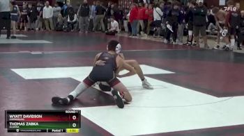 113 lbs Round 1 - Thomas Zabka, Algona vs Wyatt Davidson, Harrisburg