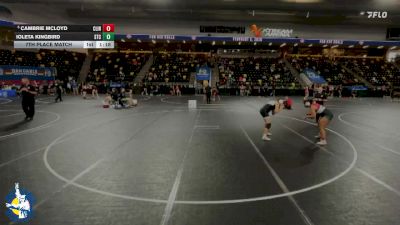 190 lbs 7th Place Match - Cambrie Mcloyd, Clinton vs Ioleta Kingbird, South Tama