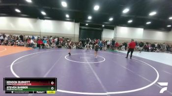58-59 lbs Round 3 - Kenson Burkett, Texas Elite Wrestling Club vs Steven Barber, Spartan Mat Club