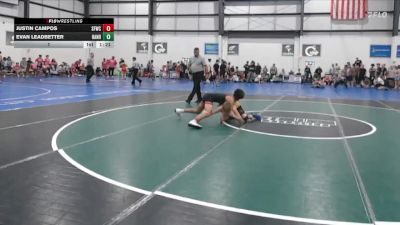 113 lbs 1 - Justin Campos, SLY FOX WRESTLING CLUB vs Evan Leadbetter, HANOVER HAWKEYE