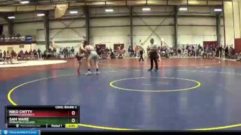 197 lbs Cons. Round 2 - Sam Ware, Springfield College vs Niko Chitty, Norwich University