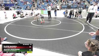 52 lbs Round 5 - Slayde Bagwell, Tuttle Wrestling Club vs Keaton Armstrong, Hoisington Jr Cardinals