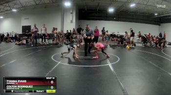 52 lbs Round 4 (8 Team) - Colton Rodriquez, Brawler Elite vs Tyanna Evans, Hammers
