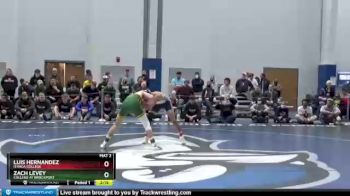 133 lbs Semifinal - Luis Hernandez, Ithaca College vs Zach Levey, College At Brockport