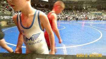 70 lbs Quarterfinal - Rudy McAllister, Juggernaut Wrestling Club vs Cole Lewis, Maverick Elite Wrestling