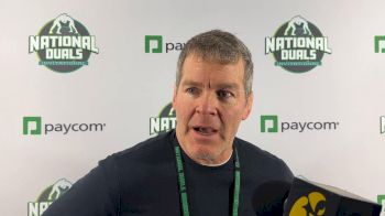 Tom Brands On Iowa's 18-16 Win Over Oklahoma State In The 2025 National Duals Semis