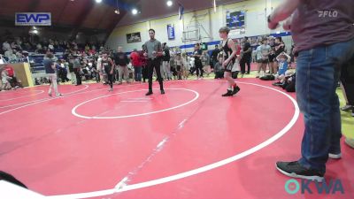 100 lbs Rr Rnd 2 - Eli Pulliam, Owasso Takedown Club vs Jonah Roberts, HURRICANE WRESTLING ACADEMY