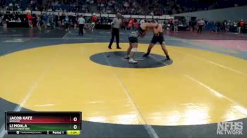 6A-220 lbs Champ. Round 1 - Jacob Katz, Barlow vs Li Moala, South Medford