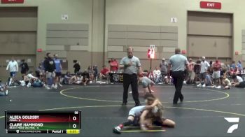 58 lbs Round 5 (10 Team) - Alsea Goldsby, POWA vs Claire Hammond, Beast Mode WA Pink