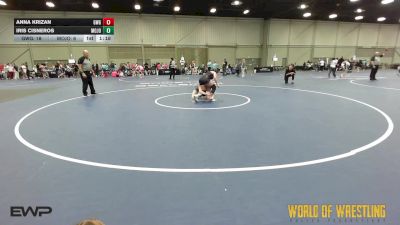 130 lbs Rr Rnd 5 - Anna KRIZAN, Girls With Grit 7-12 vs Iris Cisneros, Mojo 7-12
