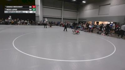 71 lbs Quarters - Moxx Lopez, Proving Grounds Wrestling vs Joshua Brockway, Summit Wrestling Academy