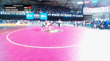 Boys 3A 165 lbs Cons. Round 4 - Brady Sanford, Franklin vs Luke Sincock, Mercer Island