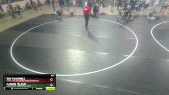 51-57 lbs Round 1 - Kaiden Miller, Canon City Wrestling Club vs Tuf Martinez, Steel City Reloaded Wrestling Club