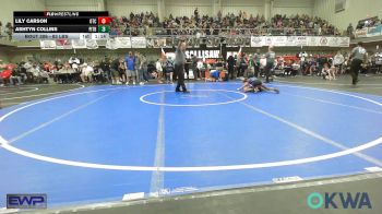 83 lbs Rr Rnd 1 - Lily Carson, Owasso Takedown Club vs Ashtyn Collins, Pitbull Wrestling Academy