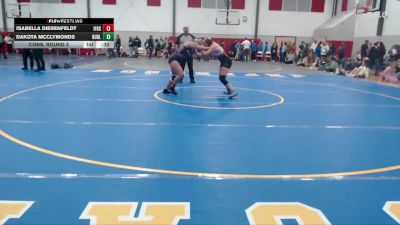 155 lbs Cons. Round 3 - Isabella Dierenfeldt, Idaho Falls vs Dakota McClymonds, Buhl