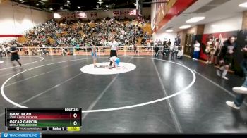 105 lbs Cons. Round 3 - Oscar Garcia, Lovell Middle School vs Isaac Blau, Lovell Middle School