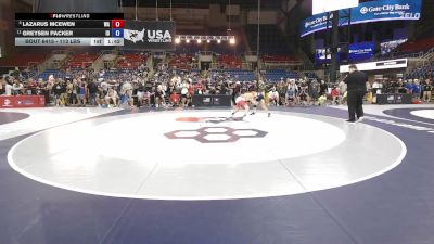 113 lbs Cons. Semis - Lazarus McEwen, WA vs Greysen Packer, ID