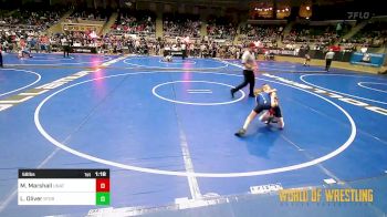 58 lbs Round Of 32 - Liam Oliver, Storm Wrestling Center vs Mason Marshall, Unattached