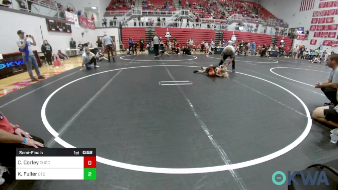 46 lbs Semifinal - Cannon Corley, Choctaw Ironman Youth Wrestling vs ...