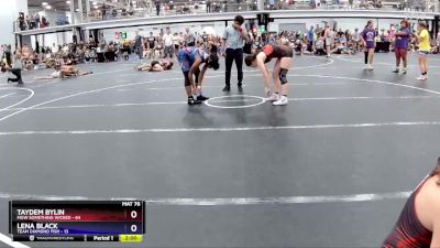 138 lbs Round 3 (8 Team) - Taydem Bylin, MGW Something Wicked vs Lena Black, Team Diamond Fish