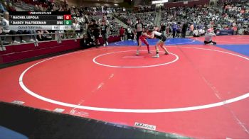 90 lbs Quarterfinal - Rachel Lepola, Rogers Iron Wrestling Club vs Darcy Palfreeman, Springdale Youth Wrestling Club