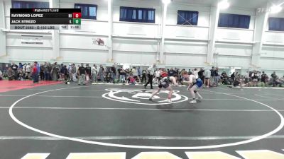 E-153 lbs Consi Of 4 - Raymond Lopez, MI vs Jack Strezo, IL